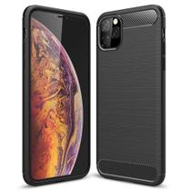 Capa Capinha Fibra de Carbono Para iPhone 11 ProMax Anti Impacto Fosca