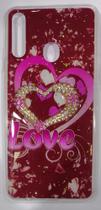 Capa Capinha Galaxy a20s com pedrinha Diversas Cores