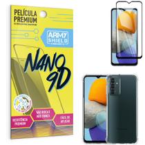 Capa capinha Galaxy M23 5G + Película Indestrutivel Nano 9D Armyshield