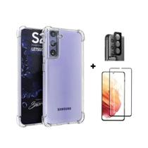 Capa Capinha Galaxy S21 Plus + Pelicula Nano Gel + Câmera