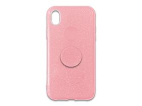 Capa Capinha Glitter Para iPhone XR Antimpacto + Suporte de Mão