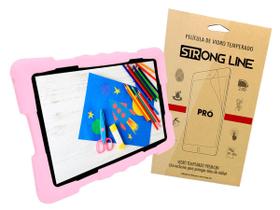 Capa Capinha Infantil Para Tablet 9 Polegadas Universal Anti Impacto Aderente + Pelicula de Vidro - STRONG LINE