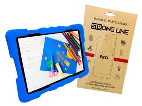 Capa Capinha Infantil Para Tablet 9 Polegadas Universal Anti Impacto Aderente + Pelicula de Vidro - STRONG LINE
