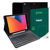 Capa Capinha Ipad 8 8 Geração 10.2 Teclado Slim Removível Sem Fio Case + Pelicula de Vidro HPrime Capa Capinha Ipad 8 8 Geração 10.2 Teclado Slim Removível Sem Fio Case + Pelicula de Vidro HPrime