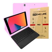 Capa Capinha Ipad 8 8ª Geração 2020 Case Teclado Sem Fio Touchpad Porta Pencil + Pelicula de Vidro Capa Capinha Ipad 8 8ª Geração 2020 Case Teclado Sem Fio Touchpad Porta Pencil + Pelicula de Vidro
