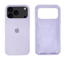 Capa Capinha iPhone 17 Pro Max Silicone Aveludada Proteção Cor:Branca