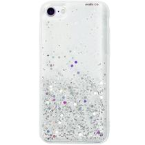 Capa Capinha iPhone 7/8 Transparente Silicone Flexivel Feminina Menina Anti Impacto Glitter Estrelas Ceu Brilho Fofa Fechada Resistente