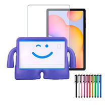 Capa Capinha kids Infaltil Iguy Protetora Para Tablet Galaxy A9 SM-X115 + Película e Caneta Touch 8.7'