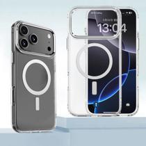 Capa Capinha Mag Safe Premium Para iPhone 17 Pro Transparente