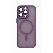 Capa Capinha Magnética Fosca Translúcida Compatível para iPhone 16 Pro Proteção de Câmera Aberta e Fechada COR:ROXO CA Capa Capinha Magnética Fosca Translúcida Compatível para iPhone 16 Pro Proteção de Câmera Aberta e Fechada COR:ROXO CA