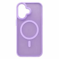 Capa Capinha Magnética fosco translúcido câmera Aberta E Fechada Compatível pra iPhone 16 COR:LILÁS CAMERA ABERTA Capa Capinha Magnética fosco translúcido câmera Aberta E Fechada Compatível pra iPhone 16 COR:LILÁS CAMERA ABERTA