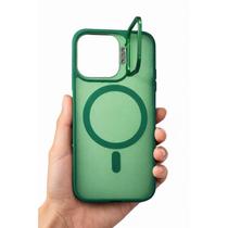 Capa Capinha magnético câmera aberta com suporte para câmera Compatível pra iPhone 13 Pro
