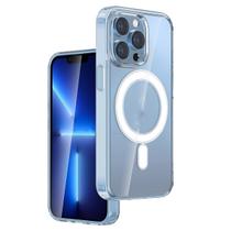 Capa Capinha Magsafe Compatível Com iphone 11 12 13 14 15 16 Pro Max Anti Impacto Transparente Magnética