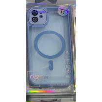 Capa Capinha Megsafe fosco translúcido câmera Aberta e Fechada Compatível pra iPhone 15