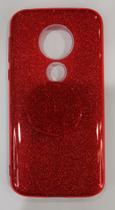 Capa Capinha moto g7 plus Xt1965 Glitter Brilhante Diversas Cores