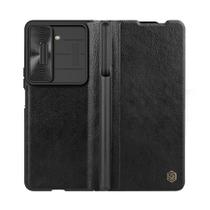 Capa Capinha Nillkin Qin Para Galaxy Z Fold 5 5g Case Couro Capa Capinha Nillkin Qin Para Galaxy Z Fold 5 5g Case Couro