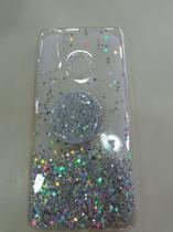 Capa capinha para A20S de gliter com pop it