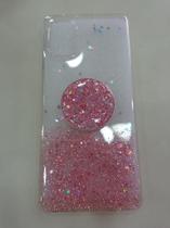 Capa capinha para A51 de gliter com pop it