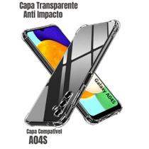Capa Capinha para Galaxy A04s transparente anti impacto