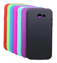 Capa Capinha Para Galaxy A7 2017 Fosca Aveludada Coloridas