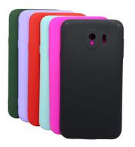 Capa Capinha Para Galaxy J4 J400 Fosca Aveludada Coloridas