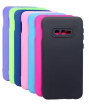 Capa Capinha Para Galaxy S10e Fosca Aveludada Coloridas