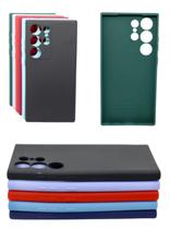 Capa Capinha Para Galaxy S24 Ultra Aveludada Silicone Case