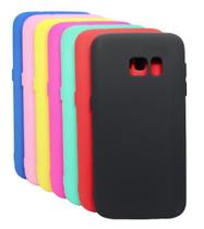 Capa Capinha Para Galaxy S7 Flat Fosca Aveludada Coloridas