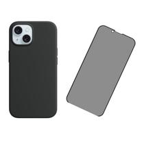 Capa Capinha Para ip 15 Preto + Película Privacidade