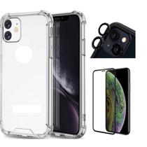 Capa Capinha Para iPhone 11 Acrílico + Película 3D + Película Câmera