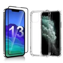 Capa Capinha Para Iphone 13 Acrílica + Pelicula 3D