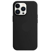 Capa Capinha Para iPhone 13 Pro Max Preto Aveludado