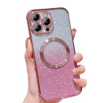 Capa Capinha para Iphone 15 Pro Max MagnéticaTransparente Mag Safe NF anti impacto Premium luxo