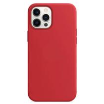 Capa Capinha Para iPhone 16 Pro Max Vermelha Aveludada Capa Capinha Para iPhone 16 Pro Max Vermelha Aveludada
