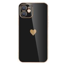 Capa Capinha Para iPhone de Coração Luxo