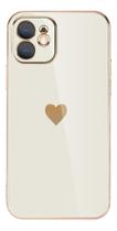 Capa Capinha Para iPhone De Coração Luxo