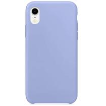 Capa Capinha Para iPhone Xr Azul Bebê Aveludada