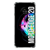 Capa capinha para moto edge 20 anti impacto transparente