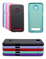 Capa Capinha Para Moto Z3 Play Aveludada Silicone Case