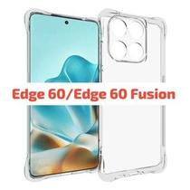 Capa capinha para Motorola Moto Edge 60 Moto Edge 60Fusion transparente anti impacto