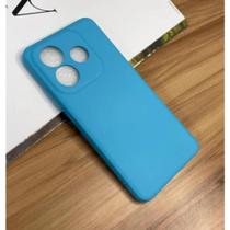 Capa Capinha Para- Note 14 5G - Silicone Aveludado Capinha Case Tem veludo por dentro