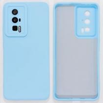 Capa Capinha Para- Poco F5 PRO - Silicone Aveludado Capinha Case Tem veludo por dentro