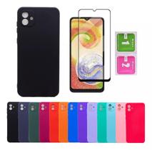 Capa Capinha Para Samsung A04e Proteção De Câmera + Pelicula - GCR