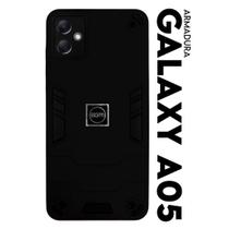 Capa Capinha Para Samsung Galaxy A05 A055 Tela 6.7 Armadura Militar Preta