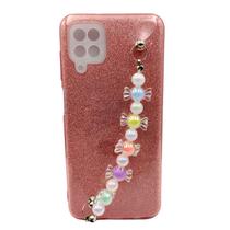 Capa Capinha para Samsung Galaxy a12 m12 tela 6.5 com pulseira Decorativa