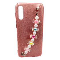 Capa Capinha para Samsung Galaxy a50 a30s a50s C/ pulseira perola