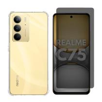 Capa Capinha + Pel Privativa Vidro Compatível Com Realme C75