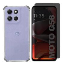 Capa Capinha + Pel. Vidro Privativa Compatível Com Moto G56 Capa Capinha + Pel. Vidro Privativa Compatível Com Moto G56