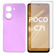 Capa Capinha + Pelic. Vidro Compatível Para Xiaomi Poco C71