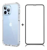 Capa Capinha + Película 3d P/ iPhone 14 14 Plus 14 Pro Max